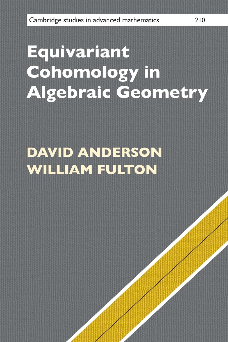 Equivariant Cohomology in Algebraic Geometry (Cambridge Studies in Advanced Mathematics, Series Number 210)