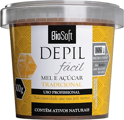 Soft Hair Bio Soft Mel e Açúcar Hidrossolúvel 300 g