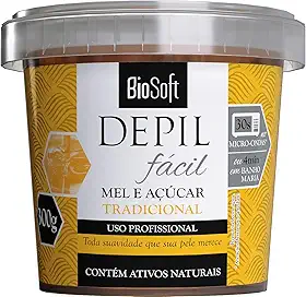 Soft Hair Cera Depilatória Mel E Açúcar - Nova Gramatura