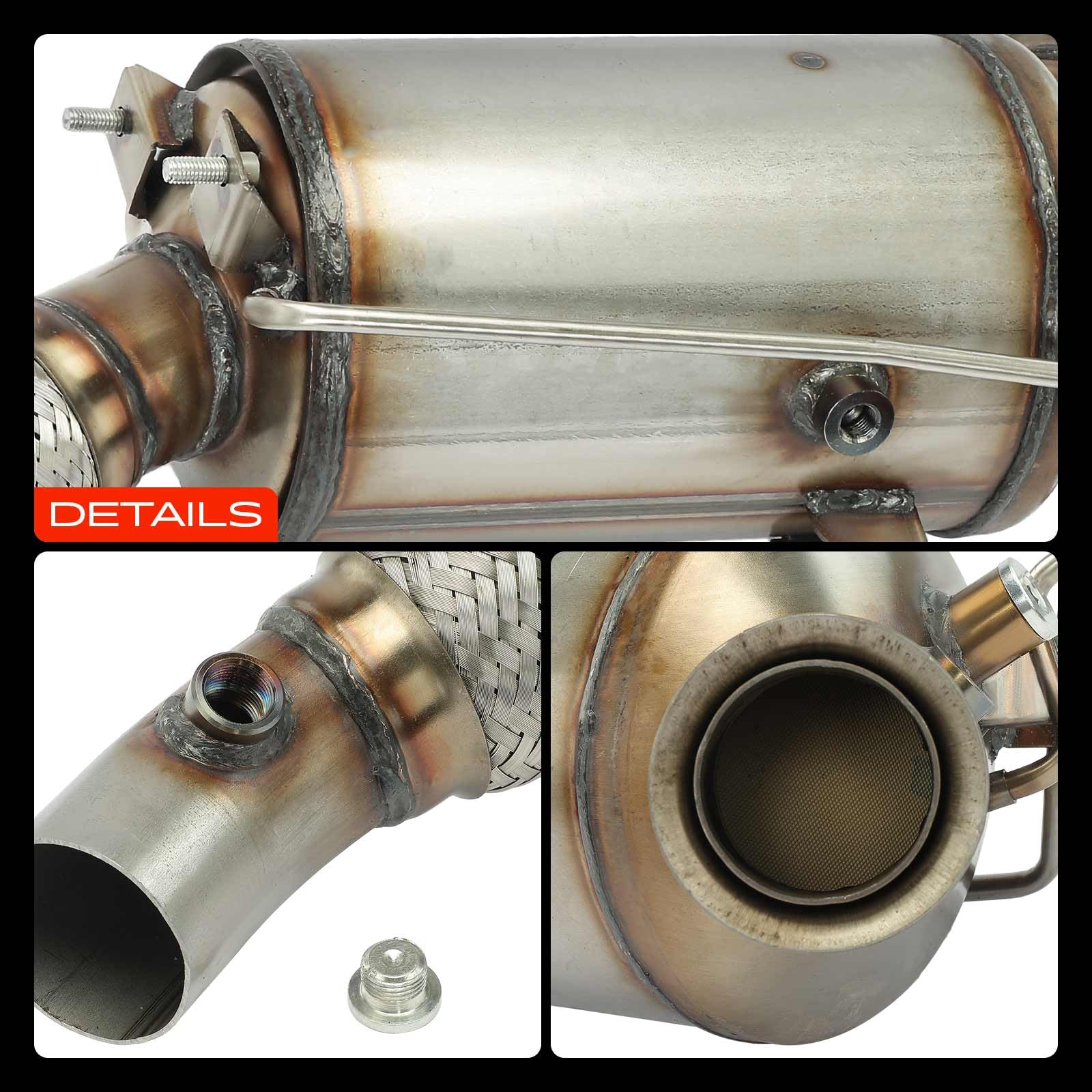 Frankberg Filtro de partículas diésel (DPF) 18308514988 | Compatible con: 3 Gran Turismo F34, Serie 5 F10, Serie 1 F21, 4 Cabriolet F33 F83, 4 Coupé F32 F82, Serie 3 F30 F80
