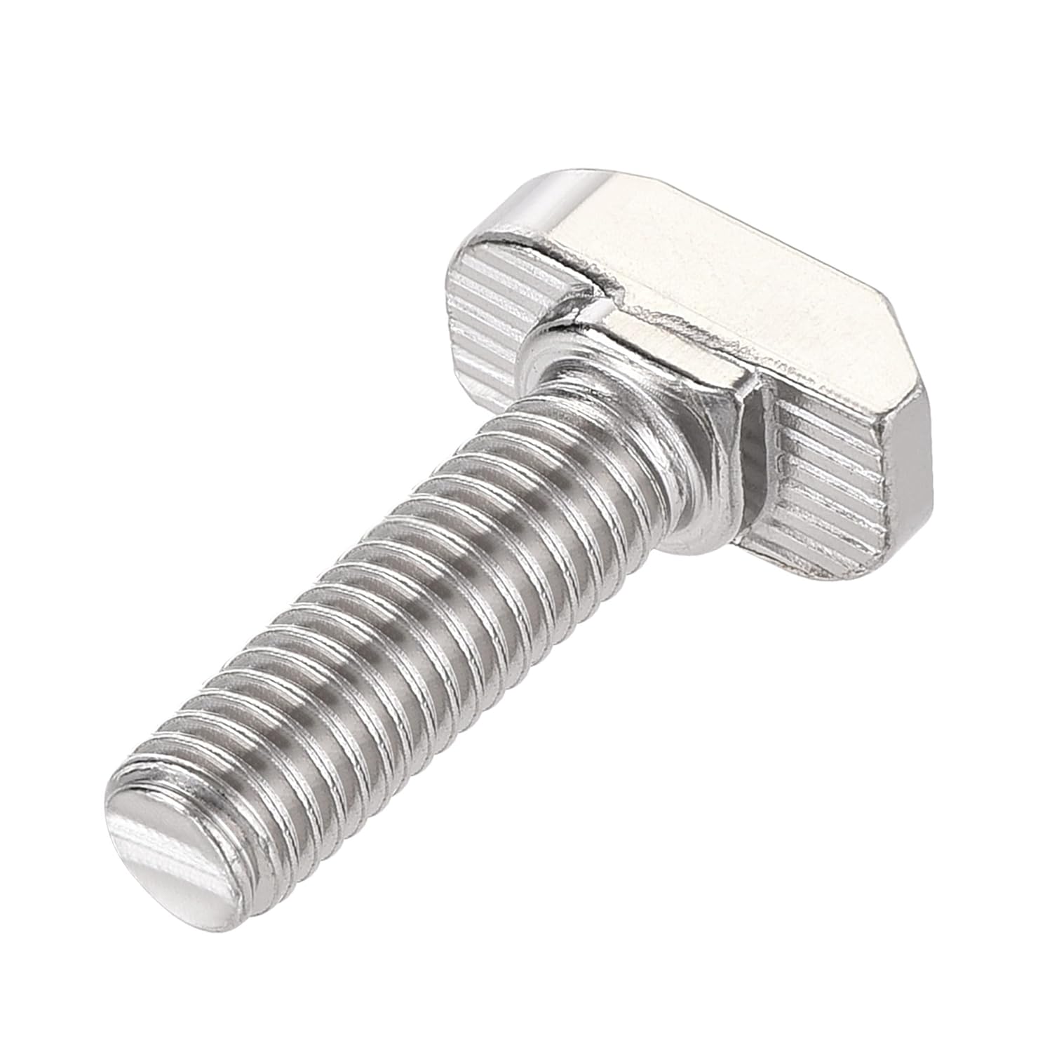 M6x25mm T-Slot Drop-in Stud Sliding Bolt Screw Carbon Steel for 30 Series Aluminum Profile 5pcs