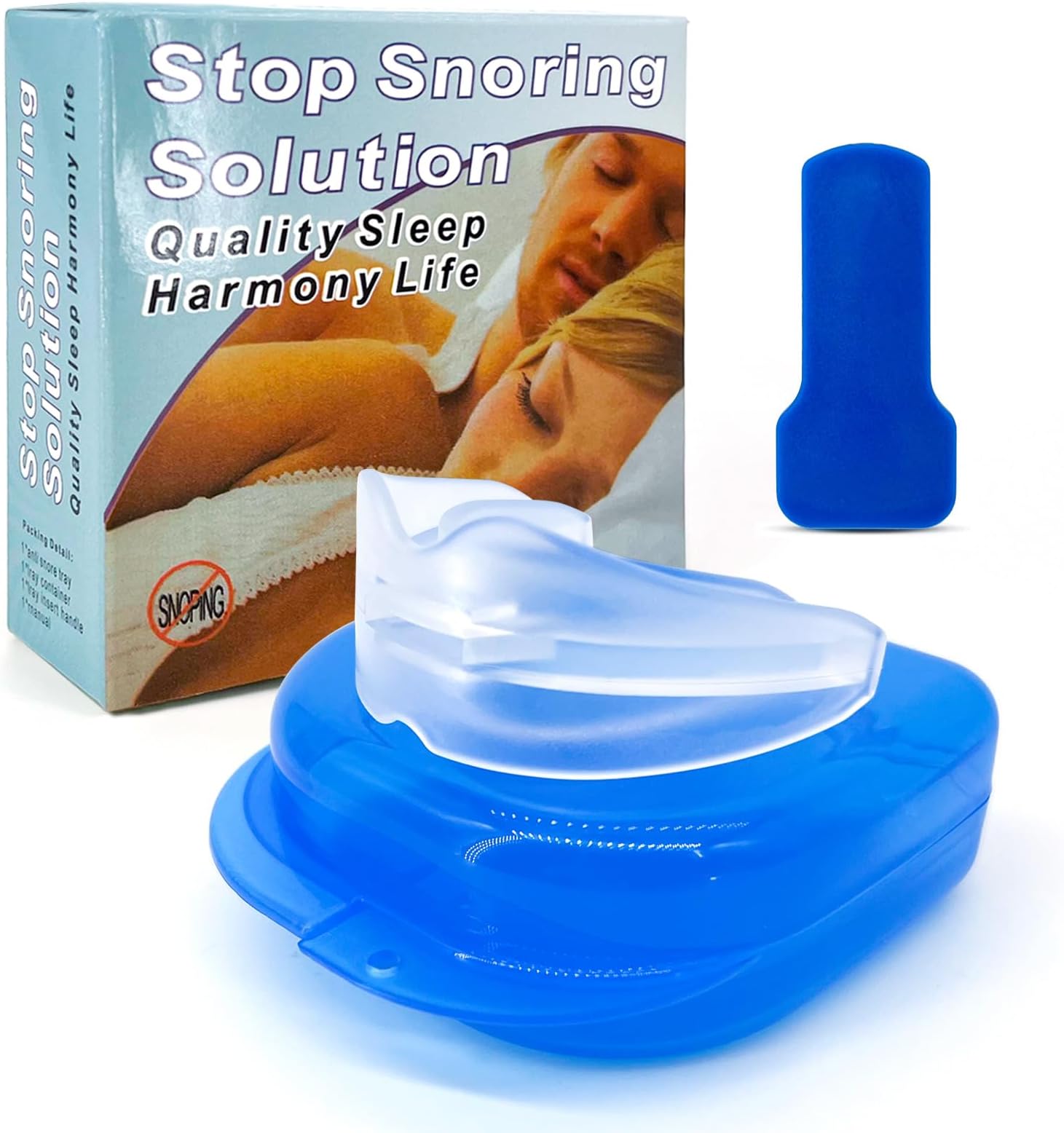 Anti Snoring Devices Effective Snoring Solution Snore Guard to Stop Snoring Reusable Snoring Aids Device Snore Stopper for Men Women