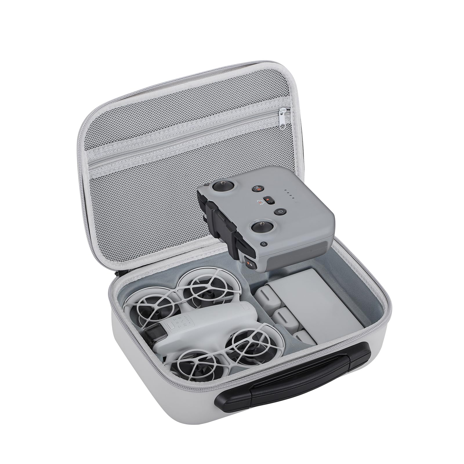 Neo Case PU Leather Portable Storage Bag Anti-collision Hard Case Travel Compact Small Bag for DJI Neo Fly More Combo (Compatible with DJI RC-N3 Remote Control) Accessories