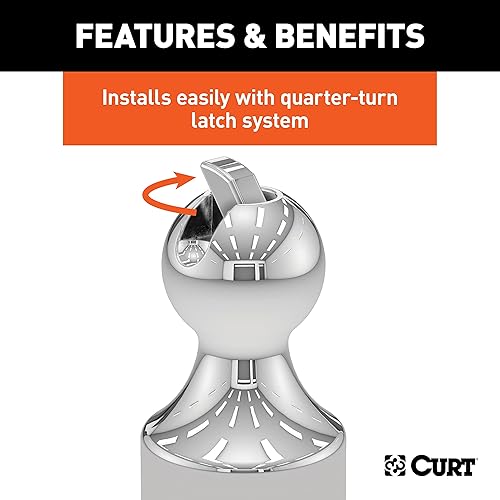 Vista 5 de CURT 60638 Kit de enganche Gooseneck con sistema de Puck OEM, se adapta a camiones Ram seleccionados, 38,000 libras. GTW, bola de 2-5/16 pulgadas