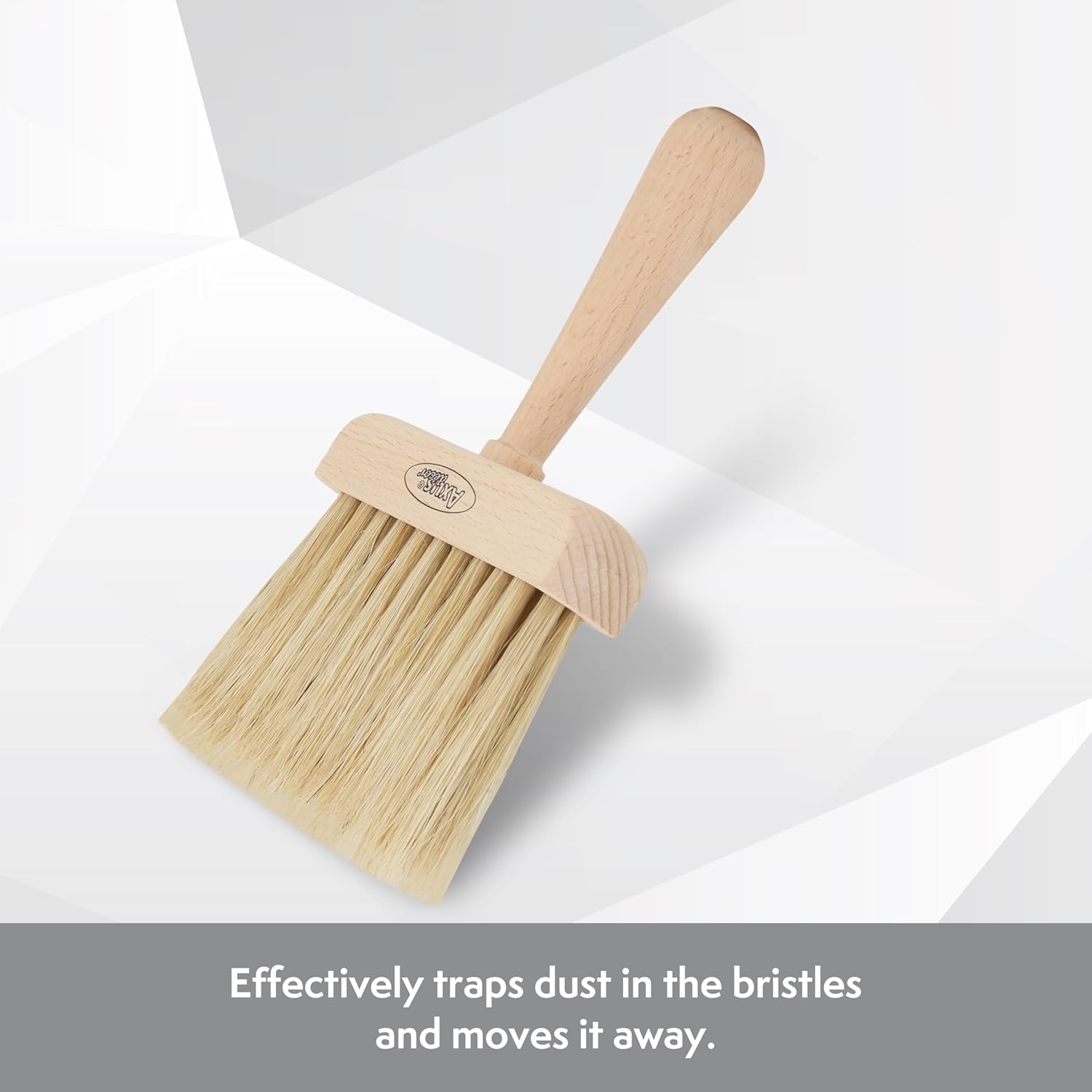 AXUS Decor AXU/DBP Pro-Lily Dusting Brush, Beech, 4" (102mm)