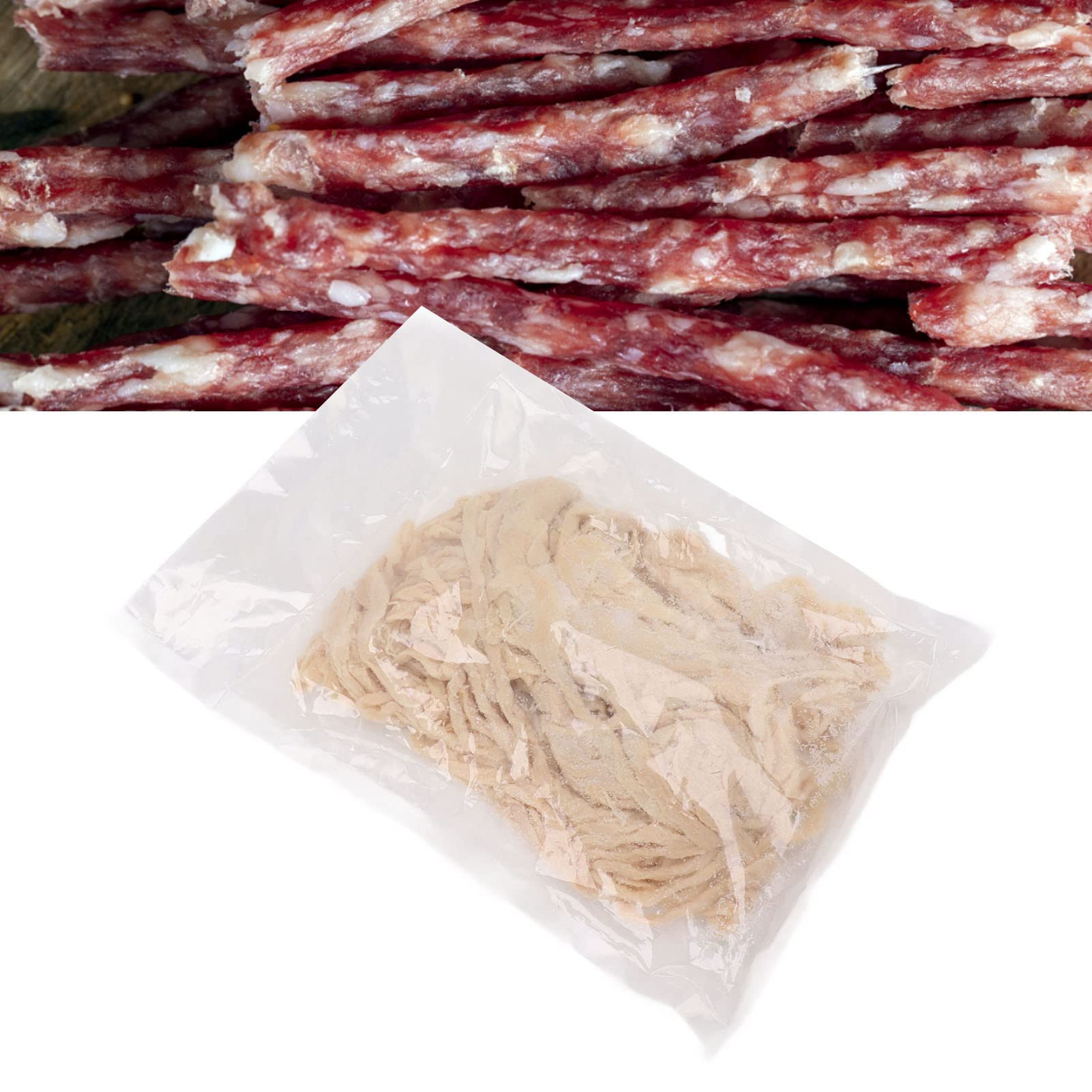 Budelli Per Salsicce Budelli di Maiale Salati a 5 Vie, Ad Alta Tenacità, Sottili E Facili da Conservare, Per La Produzione di Salsicce Fatte in Casa.