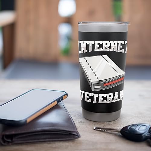 Miniatura 7 de 90s Nostalgia Retro 90s Dial Up Internet Vintage Stainless Steel Insulated Tumbler