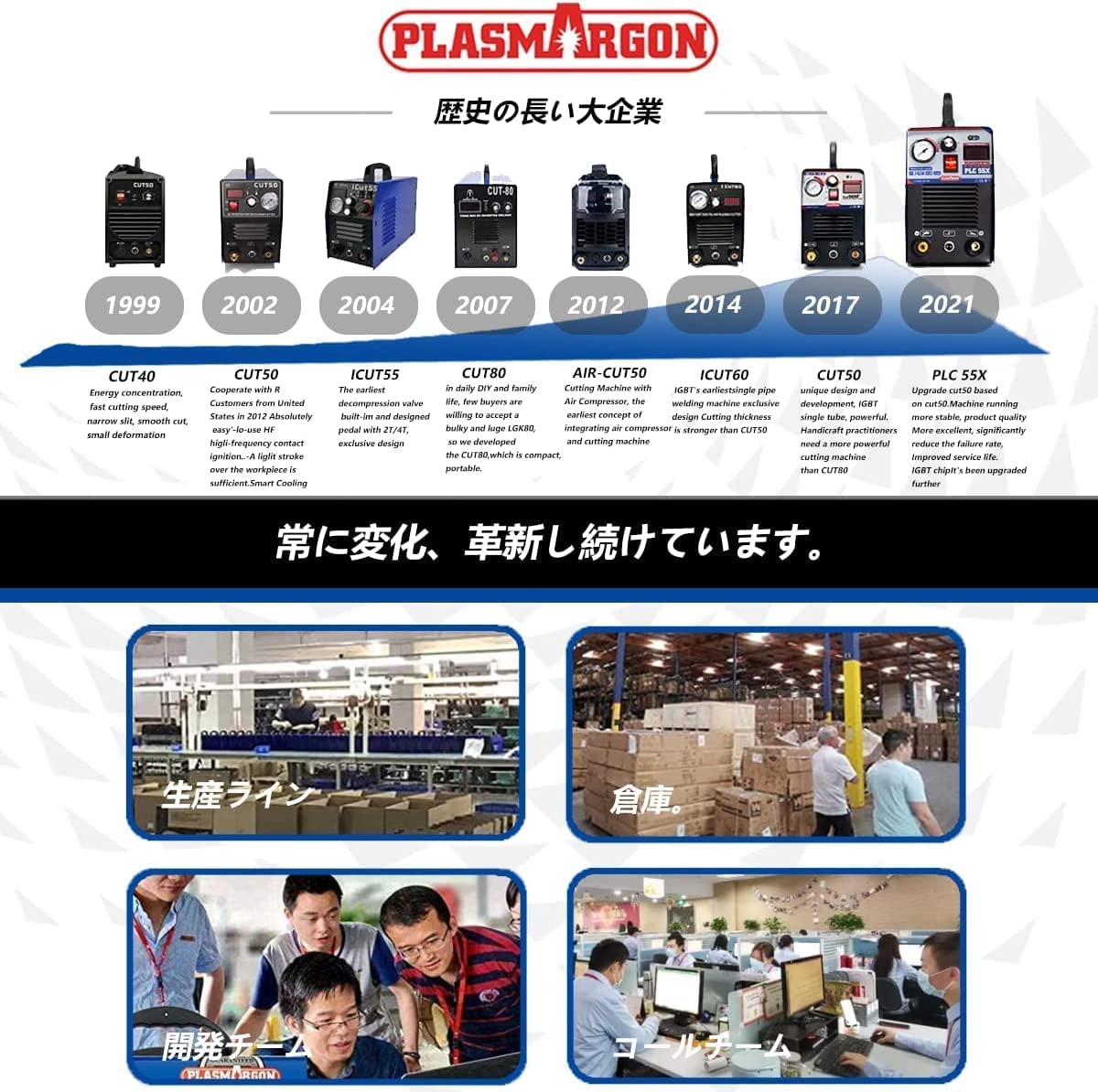 Amazon | 【PLASMARGON】プラズマ切断機 プラズマカッター エア 
