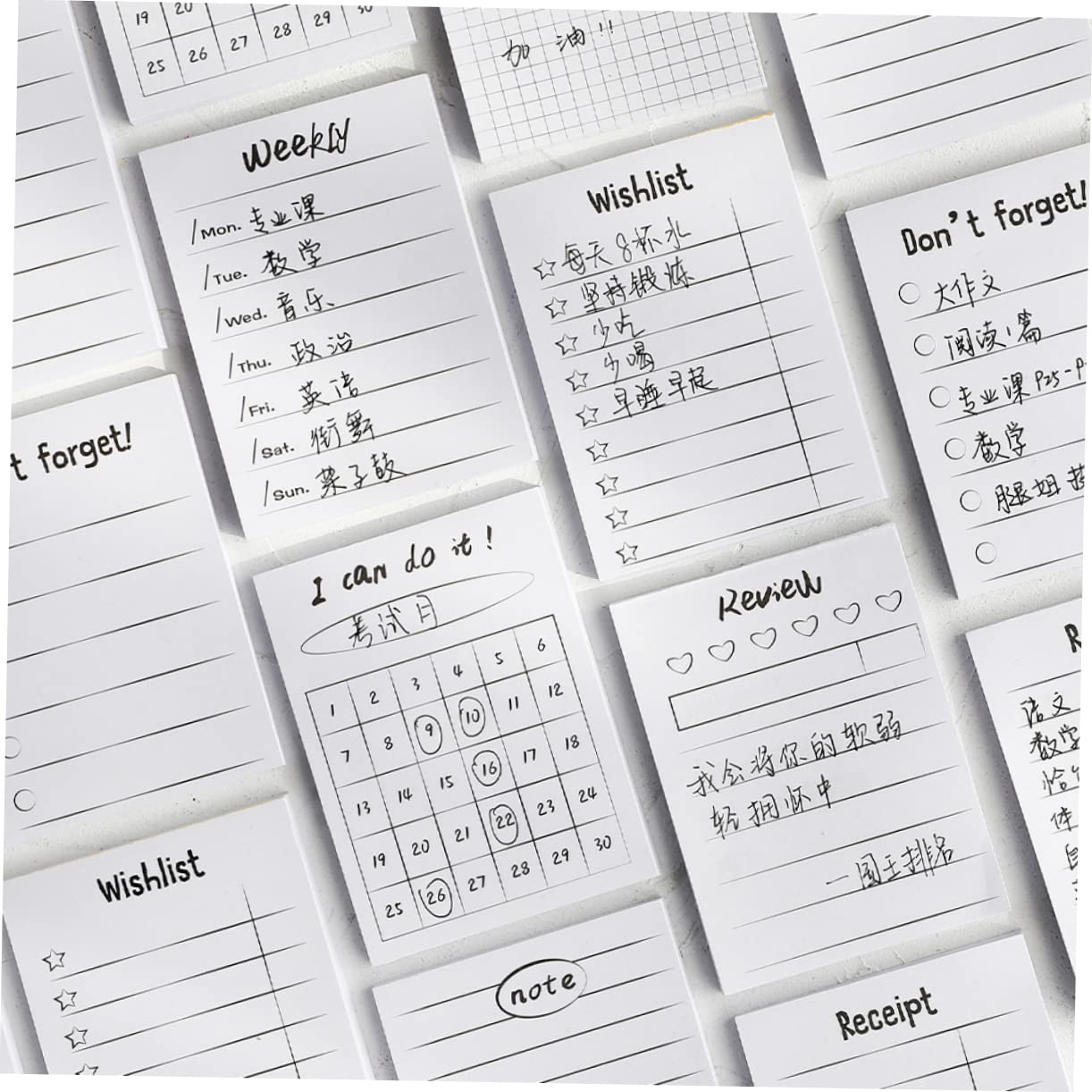 3 Sätze Memo Pad Dot Sticky Tabs Journal Sticker Kleine Kreis Sticker Planer Notizblöcke Junk Journal Kit Notizbuch Kleine Board Notizbücher 16 Stück * 3