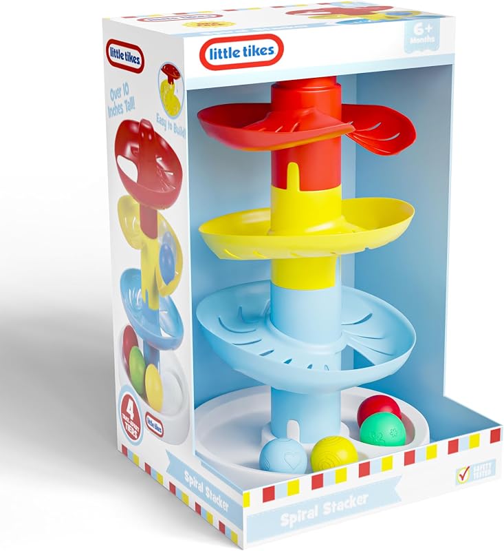Lollipop Little Tikes Rainbow Tower Ball Drop Juguete para niños pequeños - Torre de aprendizaje y desarrollo para juegos educativos preescolares juguetes para niños a partir de 6 meses