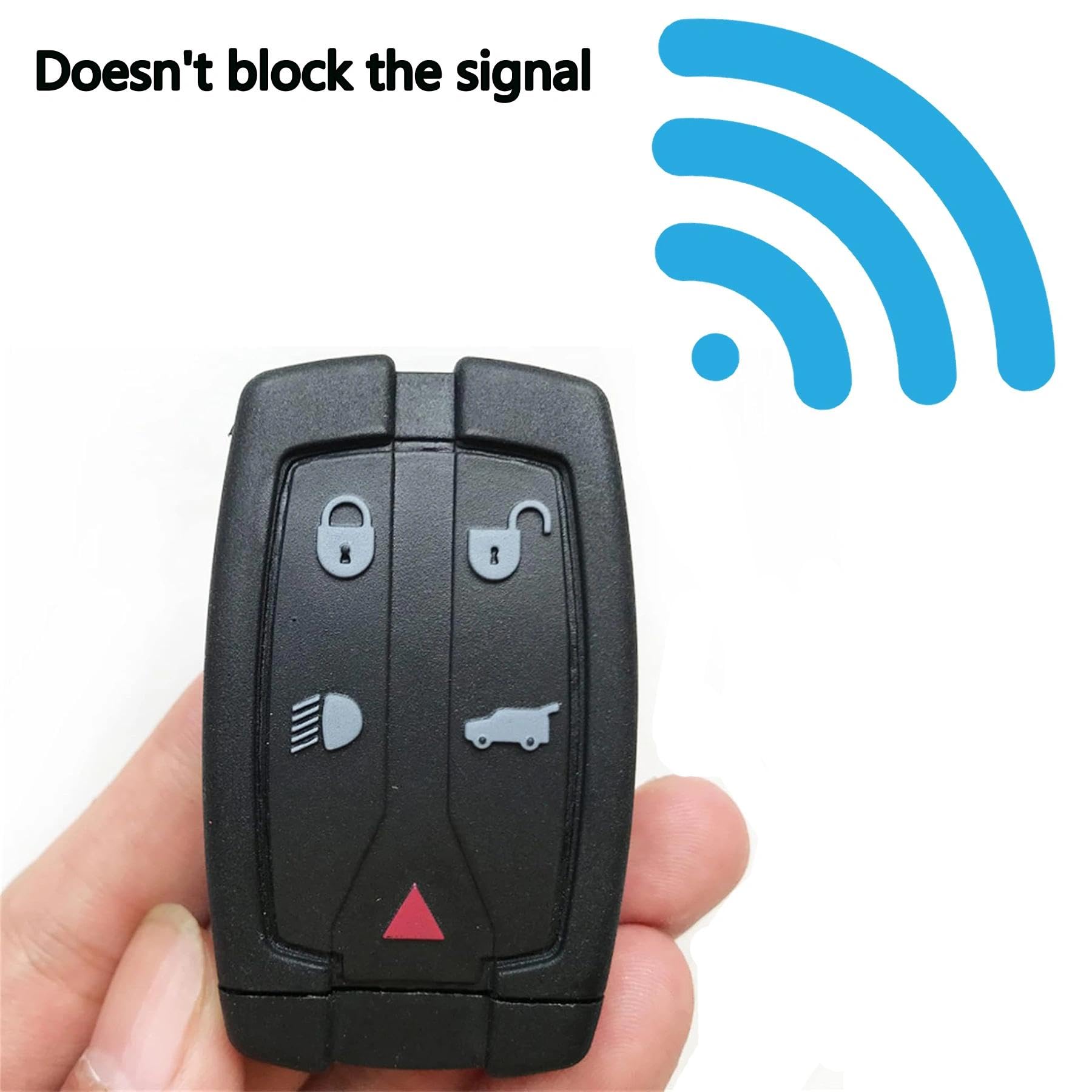 Heart Horse Telecomando di Ricambio a 5 pulsanti Guscio per Chiave Telecomando Freelander con lama vergine per Freelander 2 2006-2015