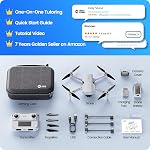 Holy Stone HS360E GPS EIS Drones for Adults with Camera 4K, 249g FAA Compliant Lightweight Foldable FPV RC Quadcopter Drone with 1200W Sensor, 20000ft Range, Auto Return, Follow Me, Upgraded HS360S