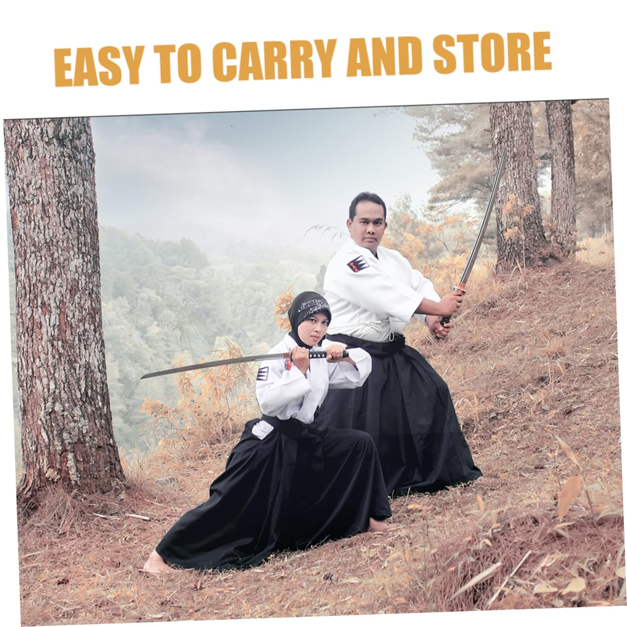 GALPADA Japanese Sword Carrying Case Thick Multifunctional Sword Storage Bag Compact and Durable for Cosplay and Performance