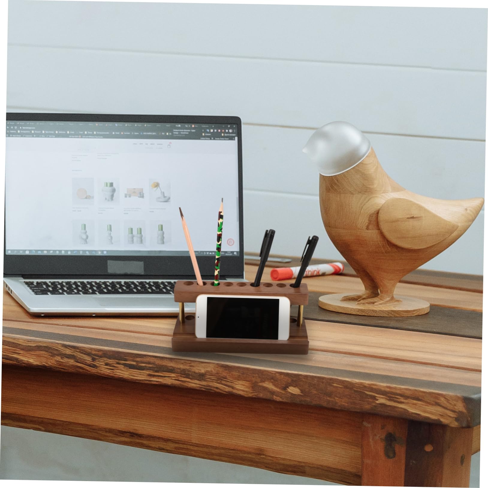 STOBOK 4stücke Holzfarbenregal Mit Pinselhalter Und Ständer Für Pigmente Praktischer Organizer Für Und Malutensilien Im Büro Oder Atelier