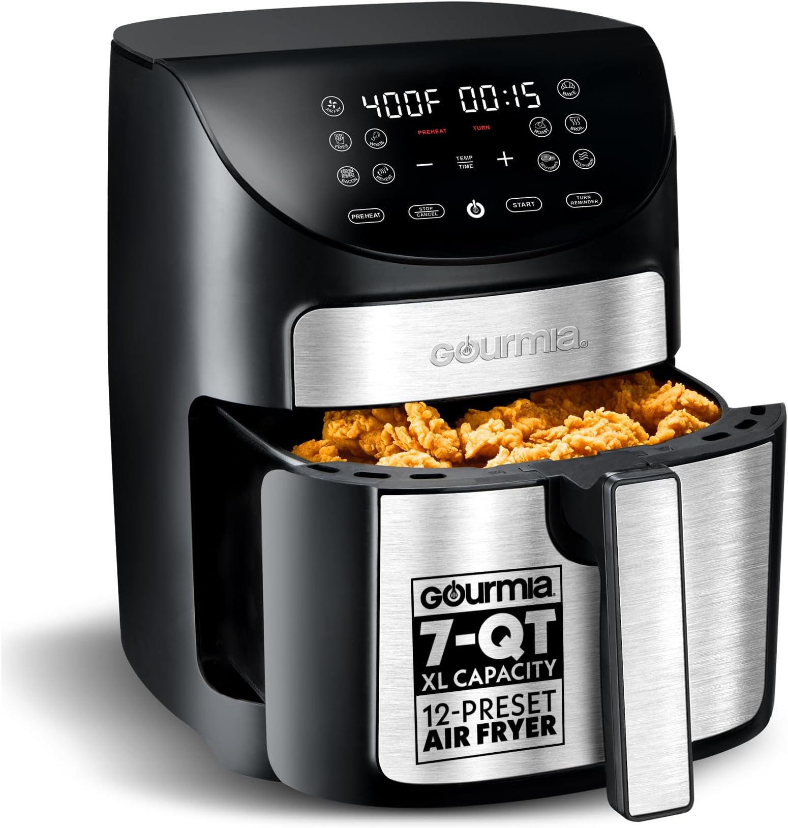Gourmia 6487 Digital Air Fryer, Black