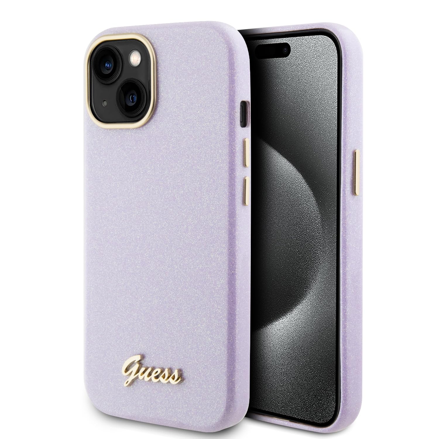 Guess GUHCP15SPGMCSL Custodia rigida per iPhone 15 6.1