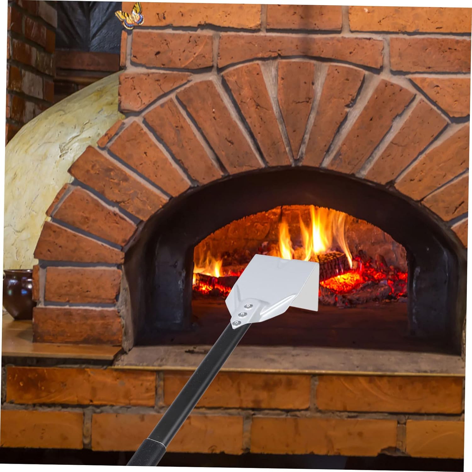 Long Handle Cleaning Scraper for Grills Dusters for Cleaning Stove Top and Grill Spatula