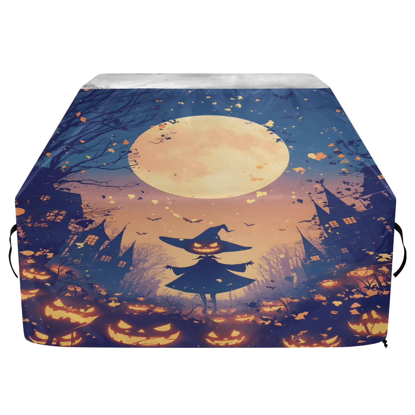 Copertura per barbecue di alta qualità, impermeabile, resistente allo sbiadimento, resistente, adatta per griglie fino a 63 cm di zucca con cappello