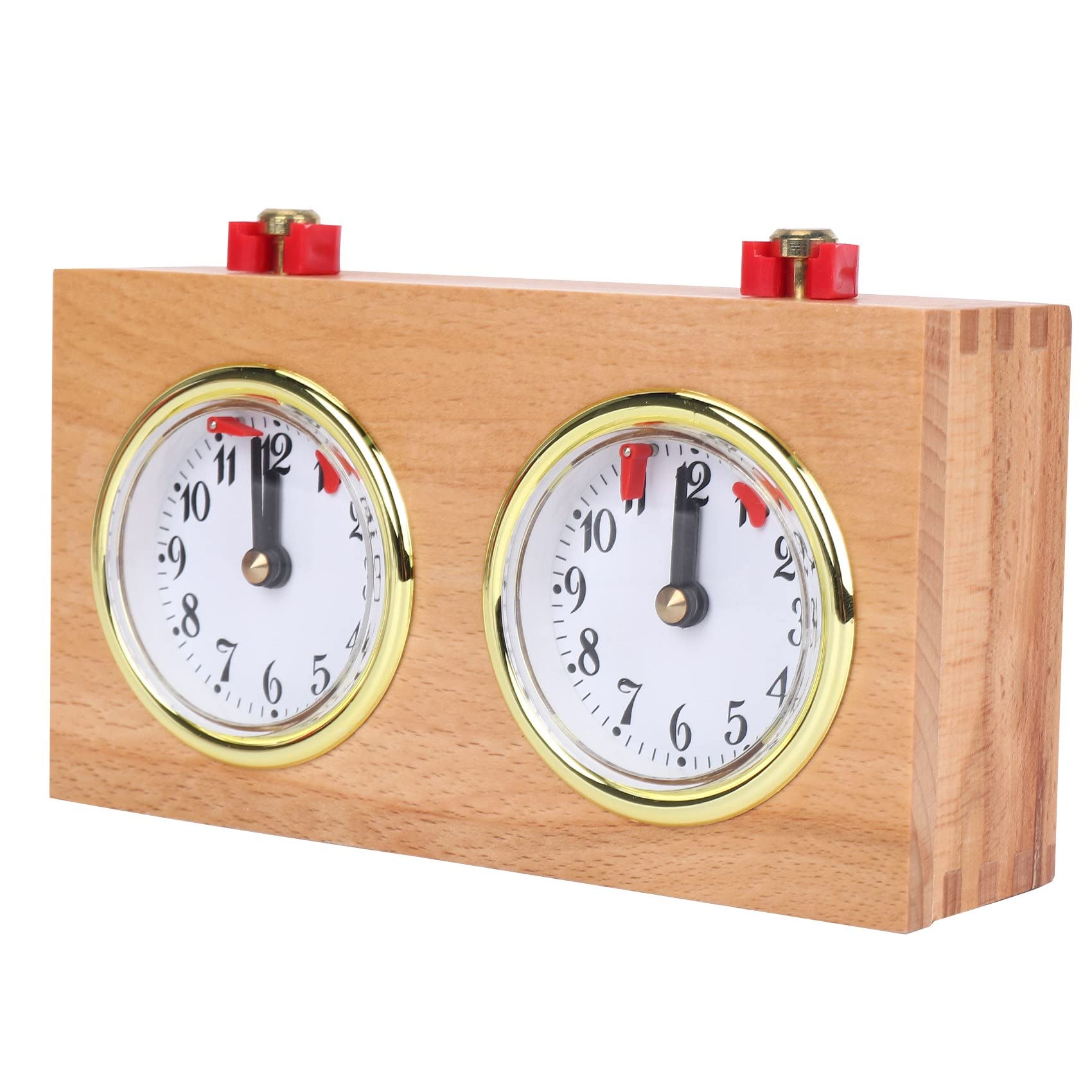 Scacchi Timer, orologio digitale professionale internazionale di scacchi, in legno, conto rovescia, timer di scacchi portatile