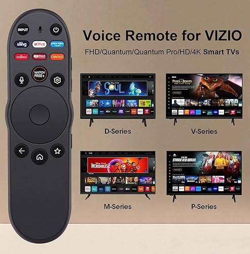 Miniatura 2 de para reemplazo de Smart TV Vizio, para control remoto VIZIO 2019-2024 para Smart TV con control de voz.