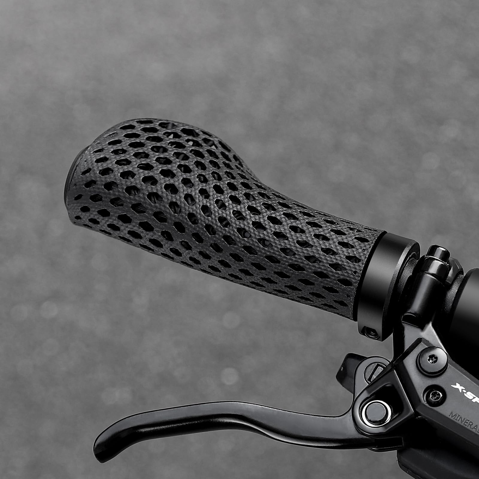 Manopole per manubrio MTB ergonomiche 3D stampate antiscivolo, ammortizzanti per ciclismo e bicicletta