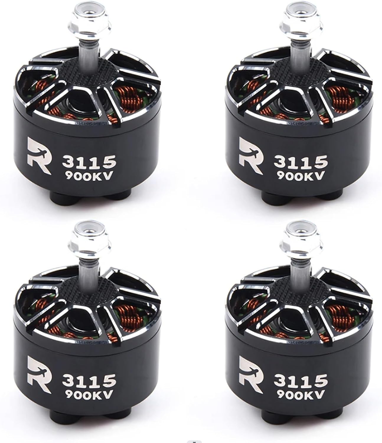 4PCS 3115 900KV 3-6S Brushless Motor for Remote Control Multirotor Replacement for X-Class FPV Cinelifter Taurus X8Pro Protek60 FPV Racing Quadcopter