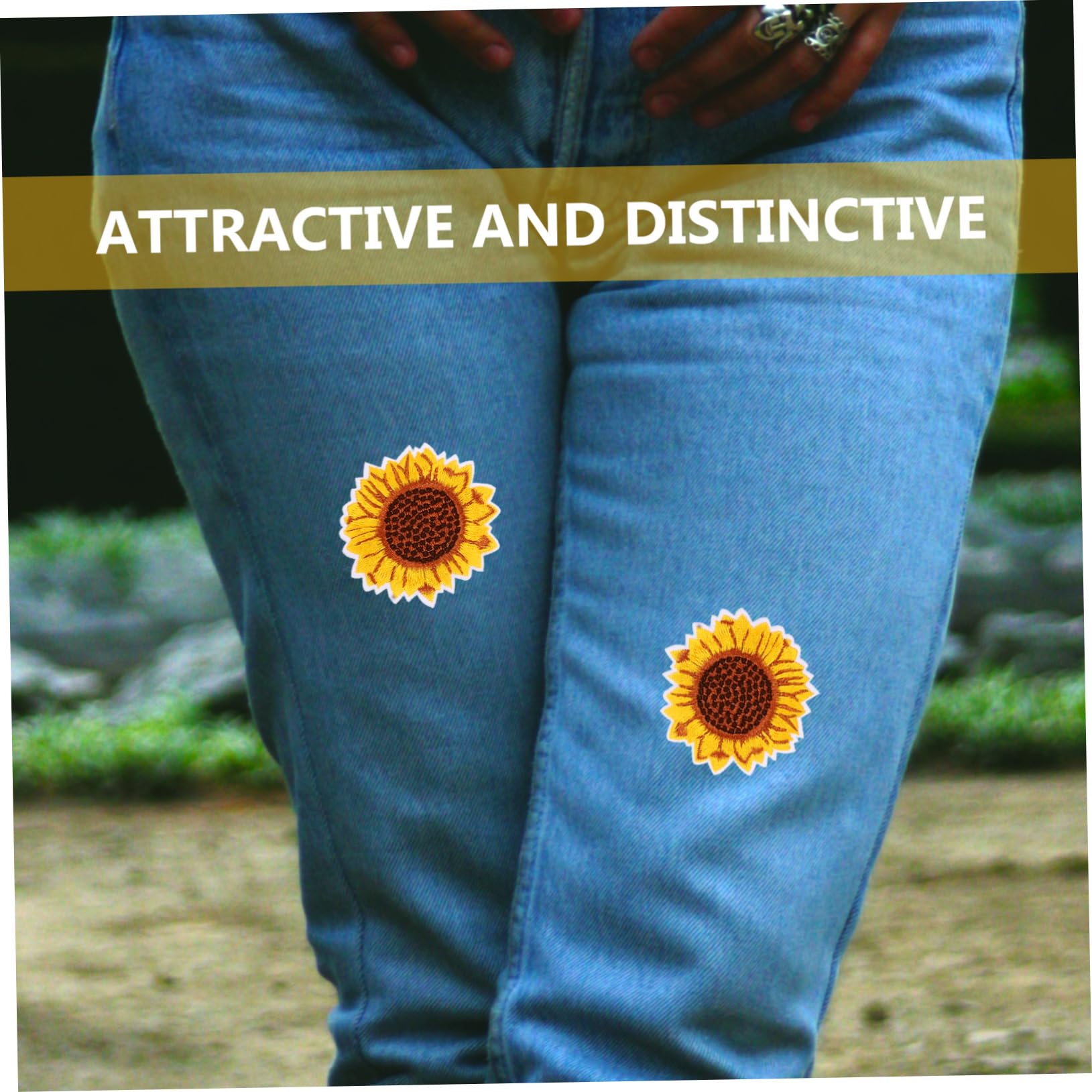 SHINEOFI 4 Juegos hierro en parches temático parches con apliques bordados parches chaqueta ropasexy planchador de ropa parches de hierro para reparar ropa parches de flores de en
