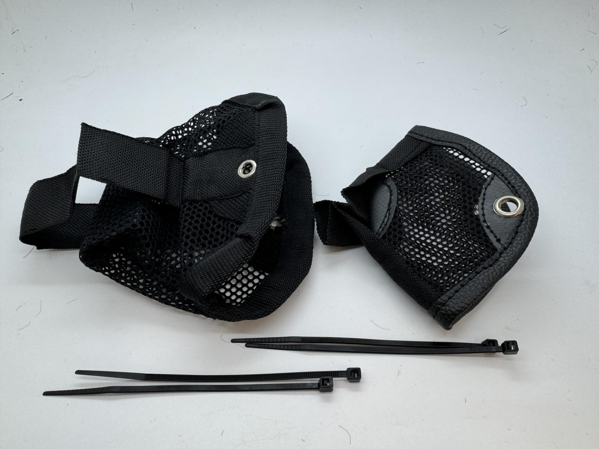 2x SIZE CATAPULT POUCH WITH CABLE TIE,CARP FISHING,REPLACEMENT CATAPULT POUCH