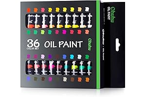 36 VIBRANT SHADES: Ohuhu Masterful Oil Colors Oil Paint Set