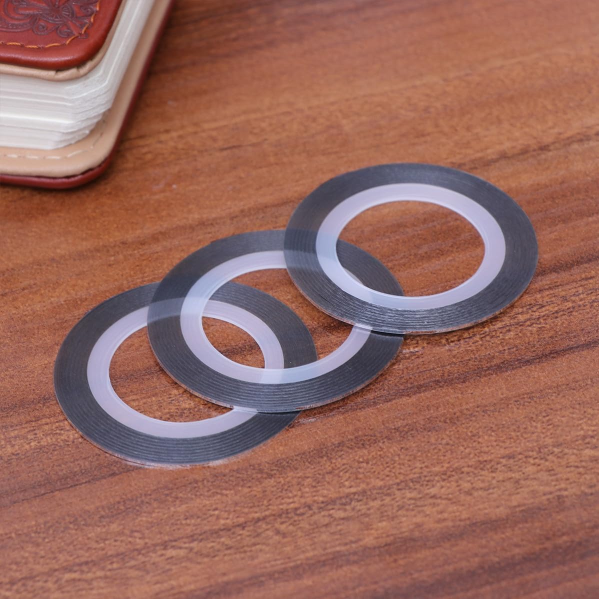 Nail Striping Tapes Silver Self Adhesive 3pcs