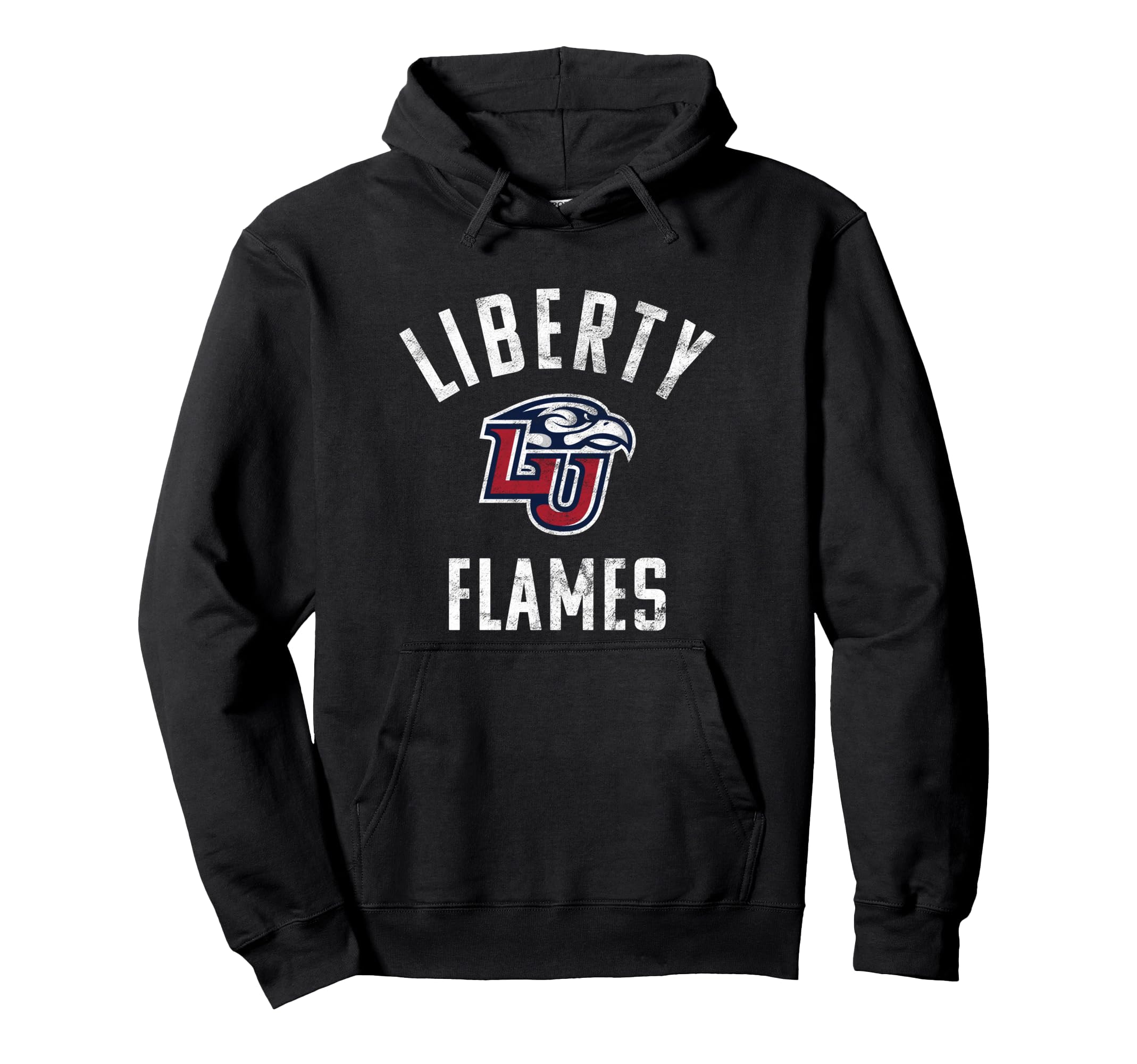 Liberty University Flames Large Pullover Hoodie