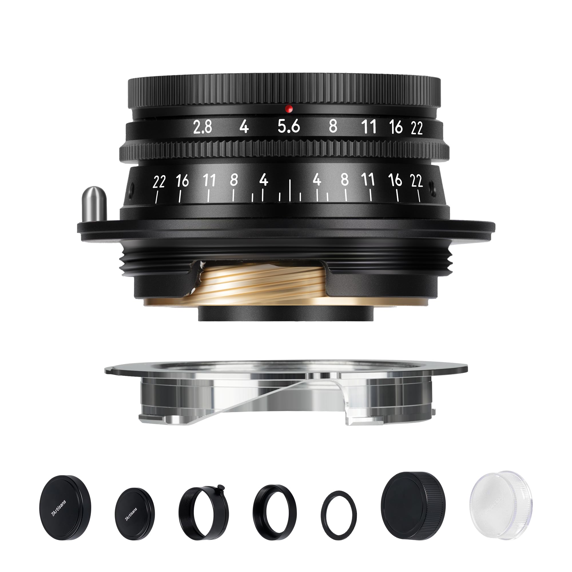 7artisans M35mm F2.8 Lente Prime Manual para Full Frame – Compatible con Leica M-Mount / L39 / LTM Mount