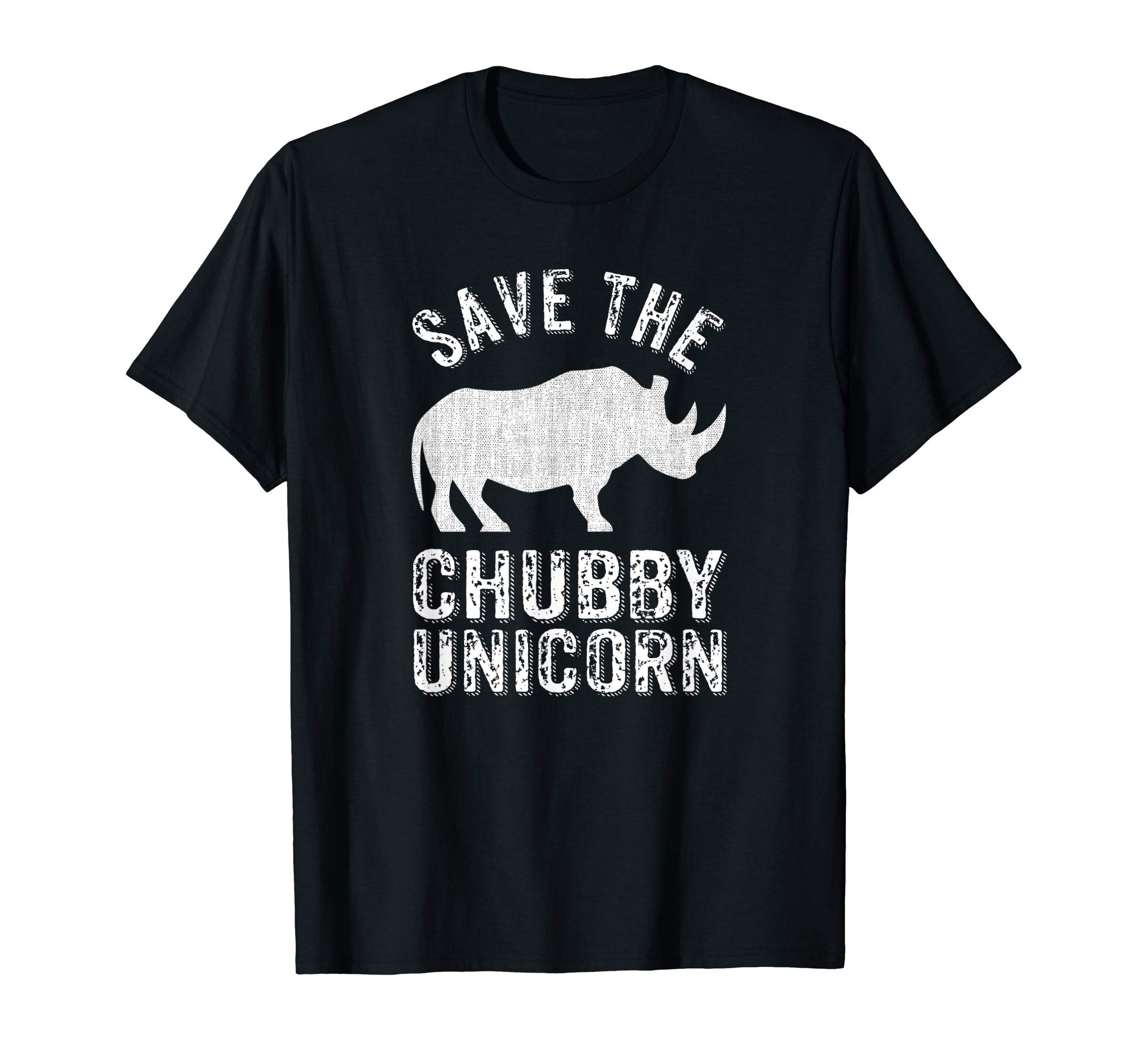 Funny save the chubby unicorn fat rhino T-ShirtOEKO-TEX STANDARD 100