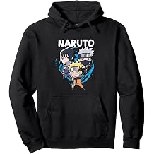 Naruto Shippuden Team 7 Chibi Group Anime Pullover Hoodie