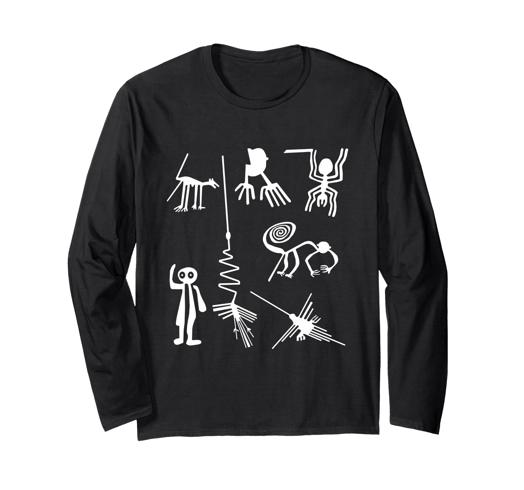 Amazon.co.jp: ナスカの地上絵 長袖Tシャツ : ファッション