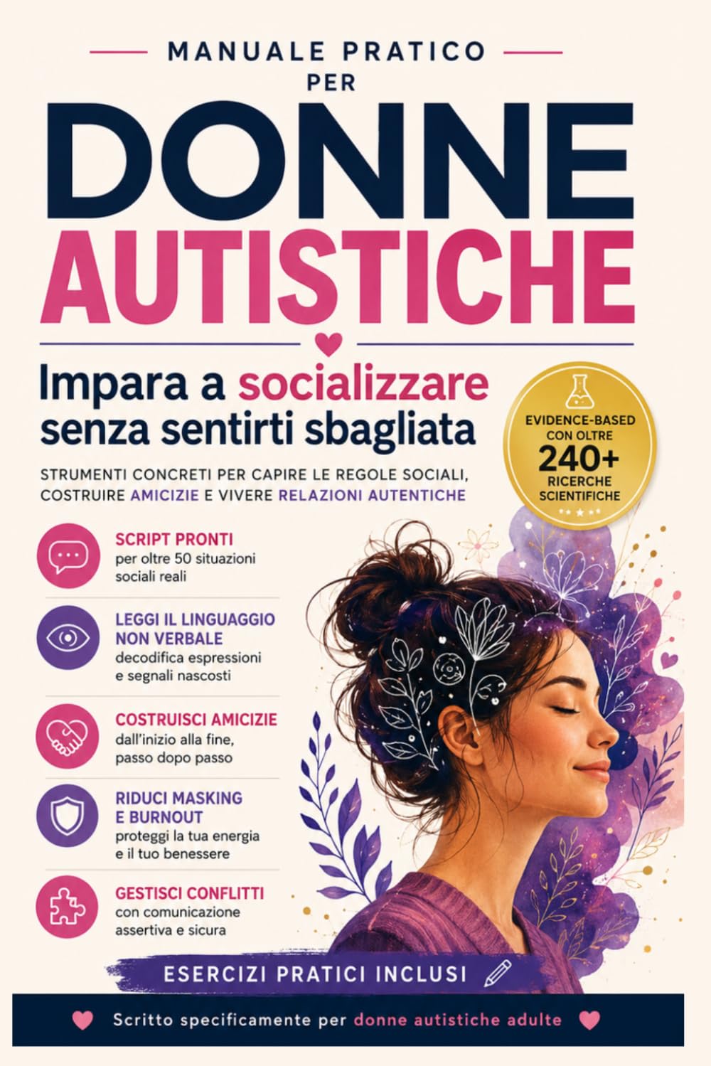 Autismo Femminile: Guida Pratica alla Conversazione e alle Amicizie: Oltre 100 Script Sociali, Tecniche di Comunicazione Assertiva e Strategie per Neurodivergenti