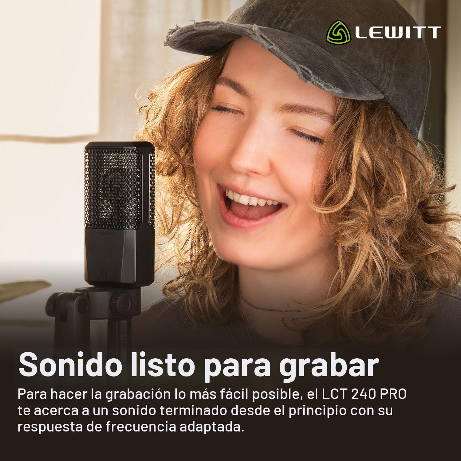 Lewitt LCT 240 Pro - Micrófono para grabación en casa, color negro