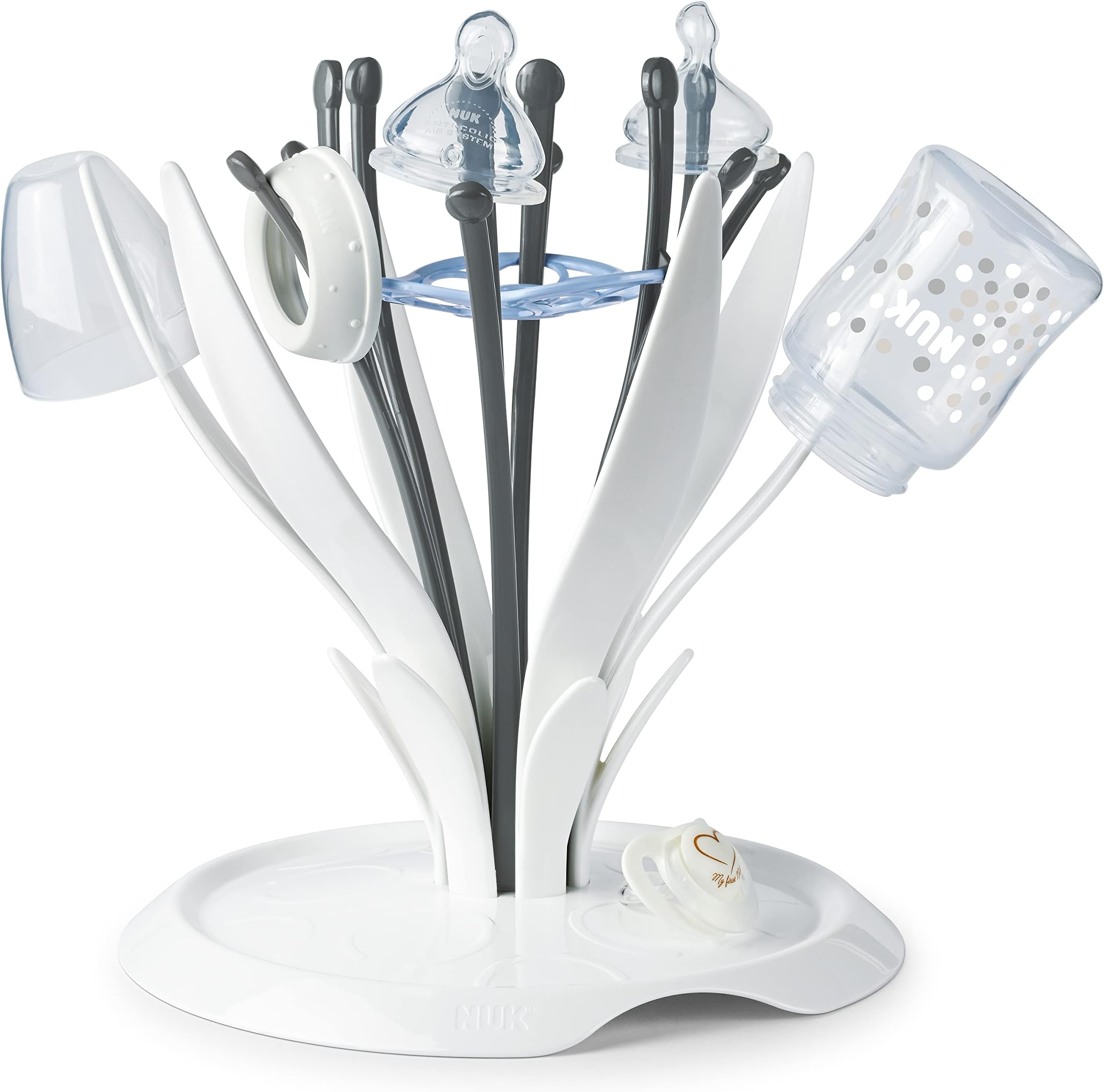Multi Purpose Baby Bottle Drying Rack | Fits up to 6 Bottles or Cups and Accessories | Easy Assemble | Dishwasher-Safe