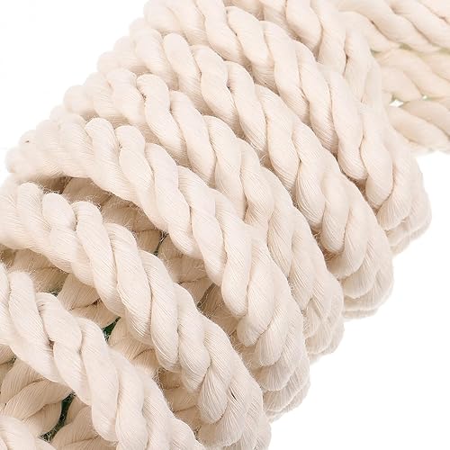 Miniatura 5 de Cabilock Cuerda de salto larga de algodón grueso para ejercicio grupal al aire libre para estudiantes adultos entrenamiento de entrenamiento