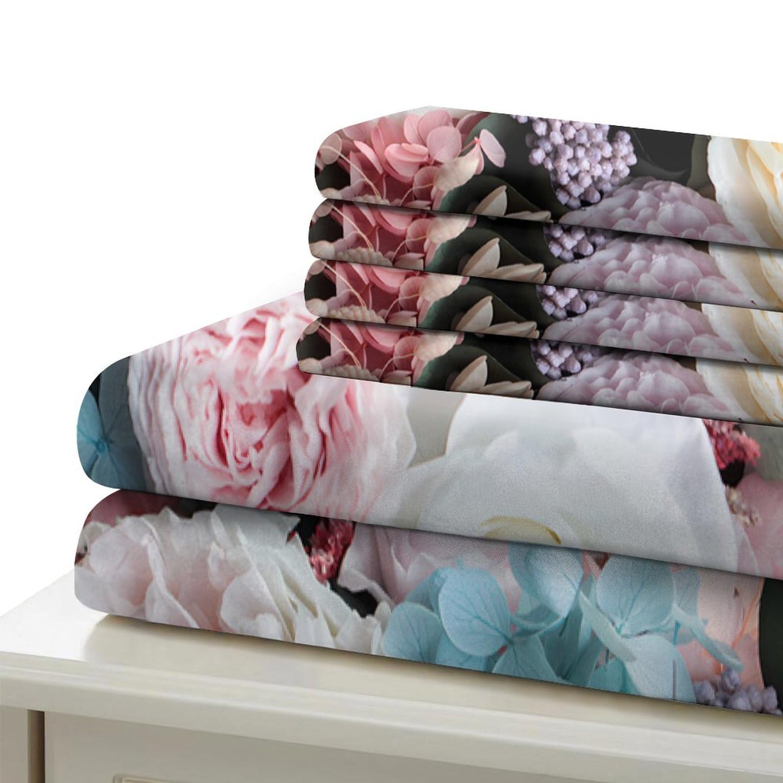 Flamingo-Pärchen Bettbezug 3 Teilig 3D Gedruckt Kuschelig Atmungsaktiv Bettdeckenbezug Mikrofaser Weich Reißverschluss mit Kissenbezug Hautfreundlich for Fans & Jugendliche Super king（260x220cm）