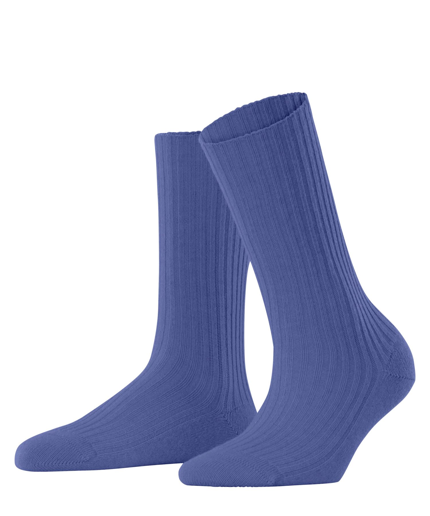 FALKE Women's Cosy Wool Boot W So Viscose Cashmere Plain 1 Pair Socks, Blue Water 6550, 2.5-5