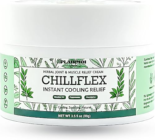 CHILLFLEX Gel de alivio del dolor para dolores musculares, dolor articular, molestias e inflamación, acción rápida, refrescante, no grasoso con 3%