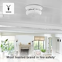 Vista 4 de First Alert Alarma Combinada de Humo y Monóxido de Carbono, Detector Interconectado con Cable y Respaldo de Batería con Alertas de Voz y Ubicación