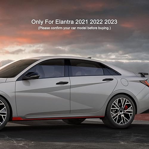 Miniatura 3 de ANFOKAS Para Hyundai Elantra 2023 2022 2021, accesorios para manija de puerta exterior de automóvil, con agujeros de cerradura de entrada