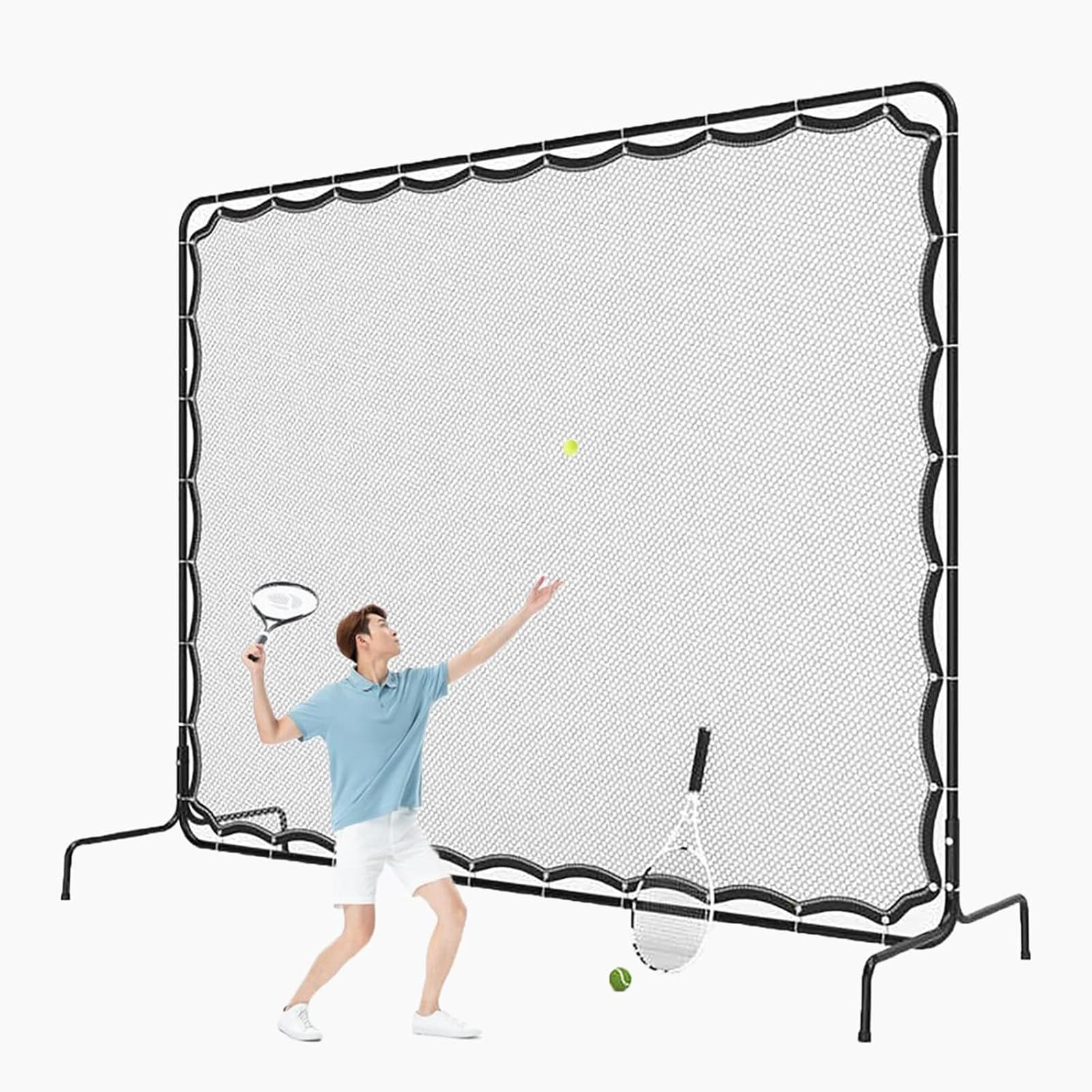 RONJA Amazon.com : ZXSYYDS Racquet Sports Tennis Rebounder Net 9.5 x 7Ft