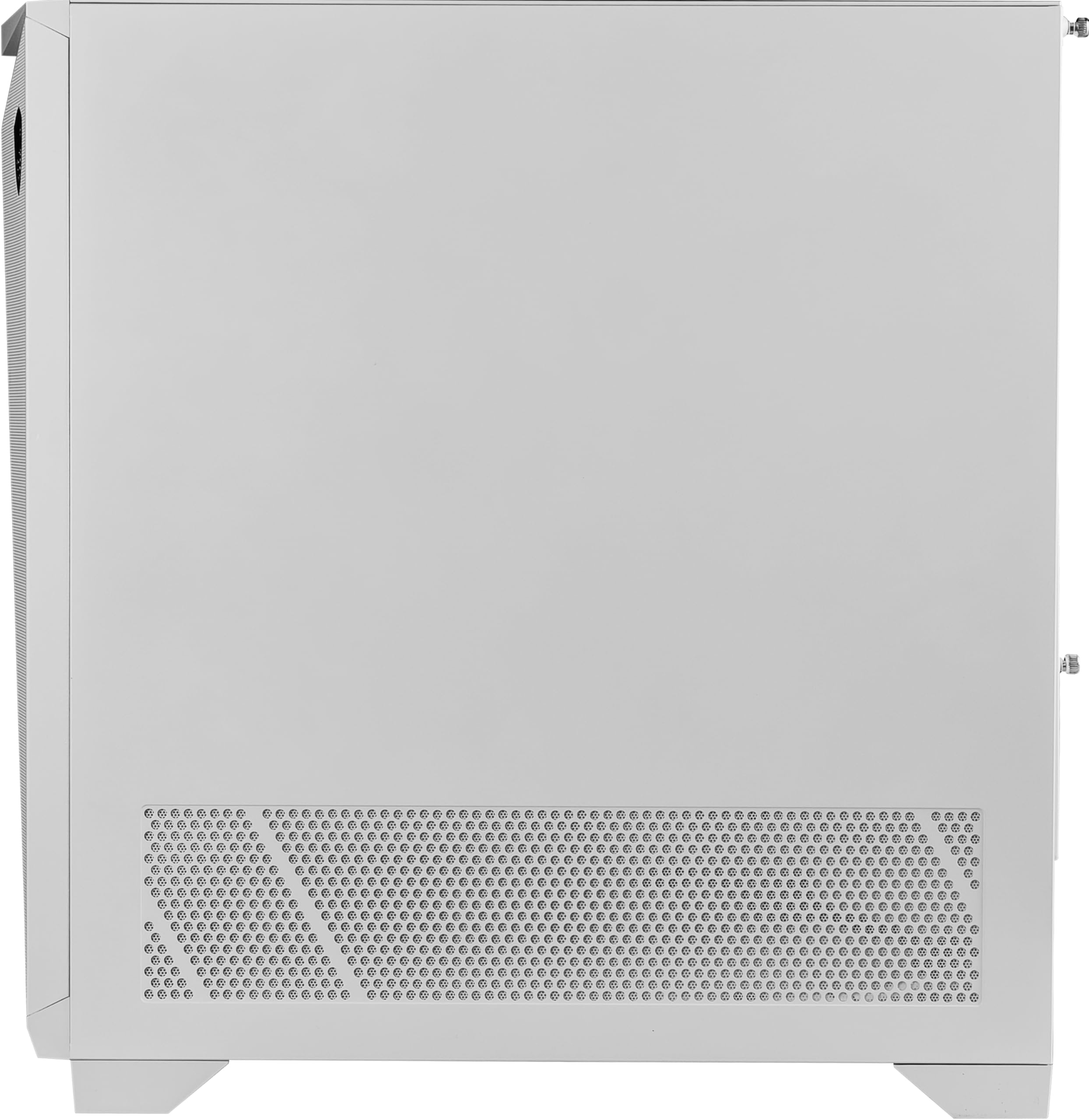MSI MPG GUNGNIR 300R AIRFLOW WHITE – Case Mid-Tower, Supporto E-ATX, 4 Ventole ARGB da 120mm con Hub, Montaggio GPU Verticale con Stand, Filtri Antipolvere, Gestione Cavi, USB Type-C 20Gbps - Vista 8