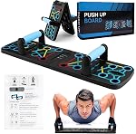 Push Up Board, Foldable 14-in-1 Push-Up Board System, Portable Push Up Bar for Chest, Shoulders, Triceps & Back – Home Gym Strength Training Equipment for Men & Women