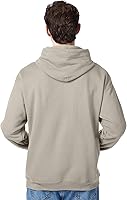 Vista 120 de Hanes EcoSmart Hoodie, Midweight Fleece, Pullover Hooded Sweatshirt for Men Negro