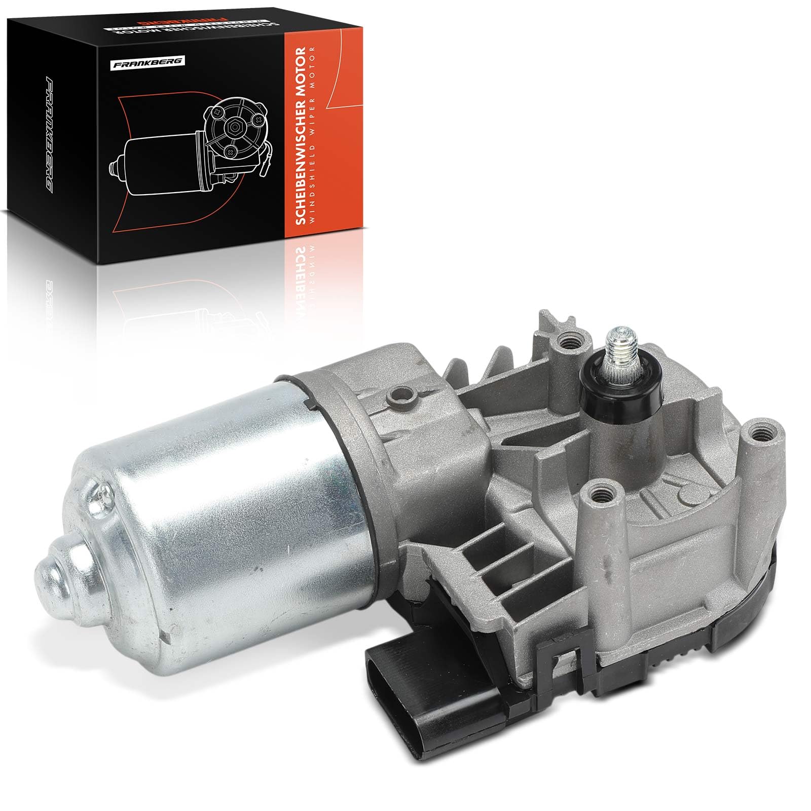Frankberg Wischermotor für gleichlaufende Wischerarme Vorne Kompatibel mit C.a.d.d.y III MPV 2CB 2CJ 2KB 2KJ T.o.u.r.a.n 1T1 1T2 Replace# 2K1955119B