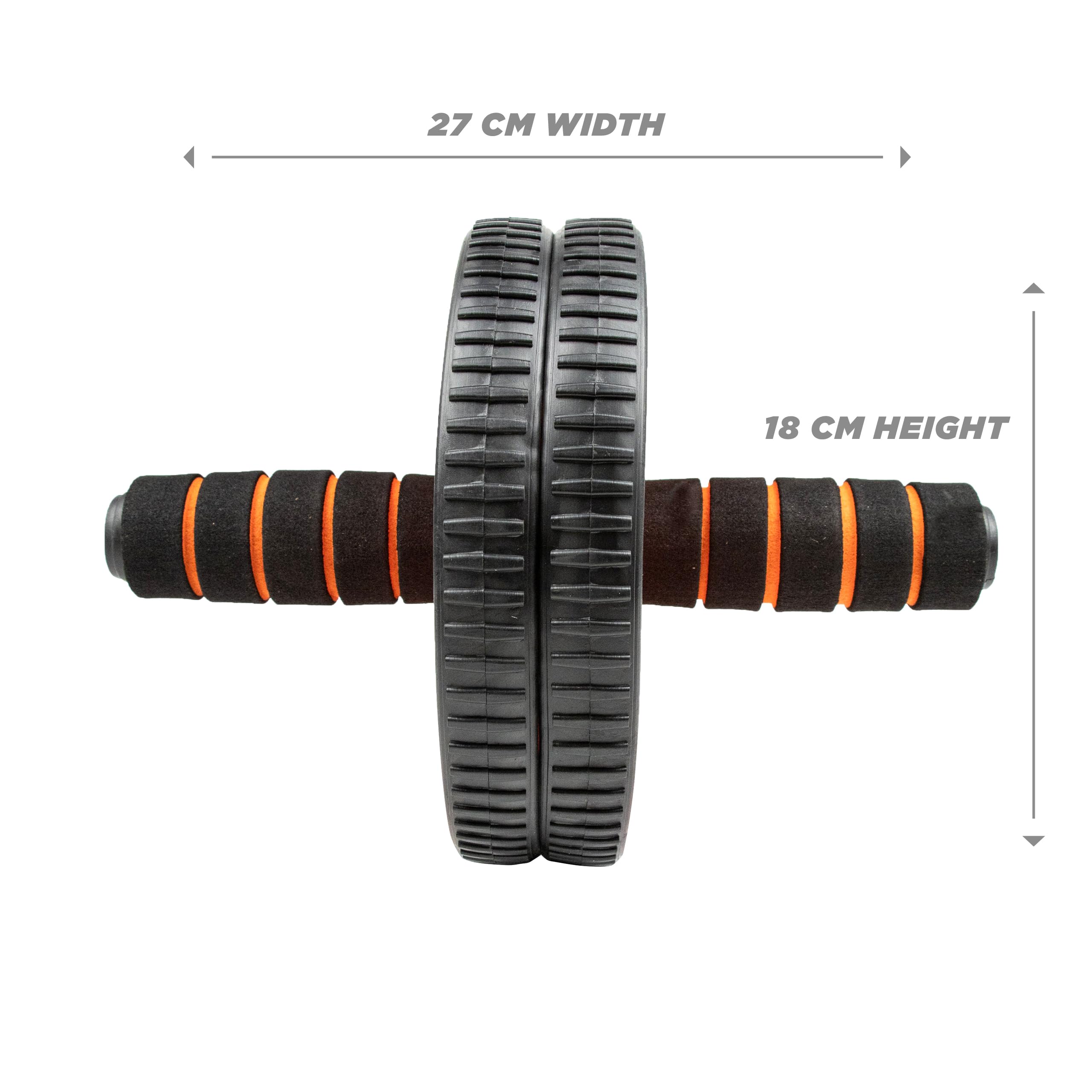 Phoenix Ruota ABS Esercizio Fitness Roller Addominale Ruota di Formazione di Resistenza., Unisex, Foam Grip